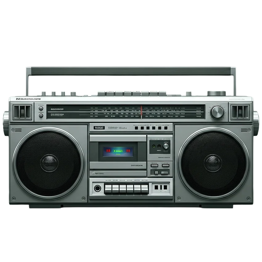 Featured image for “80s Classic Retro Boom Box”
