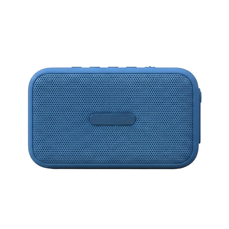 Featured image for “Portable Blue Bluetooth Speaker”