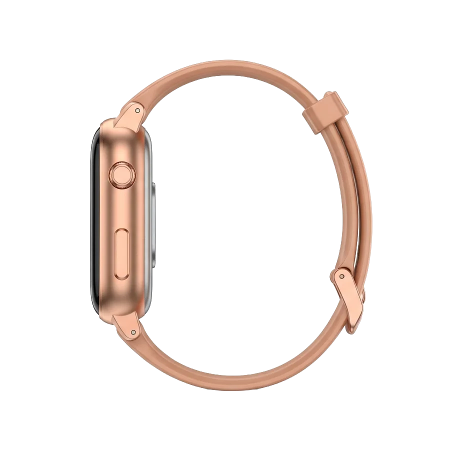 rose gold smart watch side